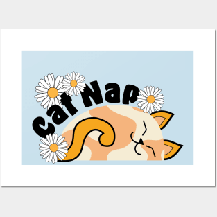 Cute Cat Nap Posters and Art